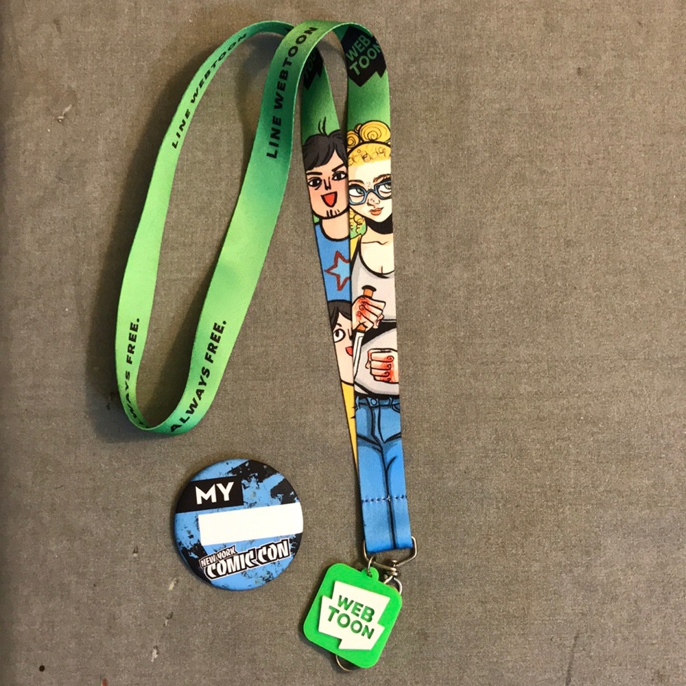 2017 NYCC lanyard